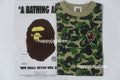 A BATHING APE BAPE KIDS ABC CAMO APE & MILO ONE POINT TEE - happyjagabee store