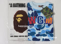 A BATHING APE BAPE KIDS ABC CAMO SHARK CREWNECK SWEAT SHIRT