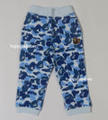 A BATHING APE BAPE KIDS ABC CAMO APE & MILO ONE POINT SWEAT PANTS