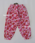 A BATHING APE BAPE KIDS ABC CAMO TRACK PANTS - happyjagabee store