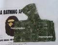 A BATHING APE MULTI PIXEL CAMO MASK HOODED SHIRT JACKET