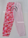 A BATHING APE Ladies' ABC CAMO SHARK SWEAT PANTS