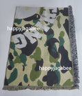 A BATHING APE 1ST CAMO JACQUARD BLANKET