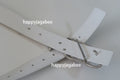 A BATHING APE BAPE LOGO BELT W/ RHINESTONES