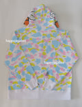 A BATHING APE NEW MULTI CAMO BABY MILO REGULAR FIT FULL ZIP HOODIE - happyjagabee store