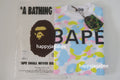 A BATHING APE NEW MULTI CAMO RHINESTONE REGULAR FIT CREWNECK SWEAT SHIRT