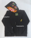 A BATHING APE TIGER FULL ZIP HOODIE