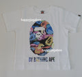 A BATHING APE BAPE KIDS ART CAMO BY BATHING APE TEE