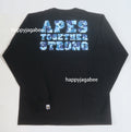 A BATHING APE ABC CAMO COLLEGE ATS L/S TEE