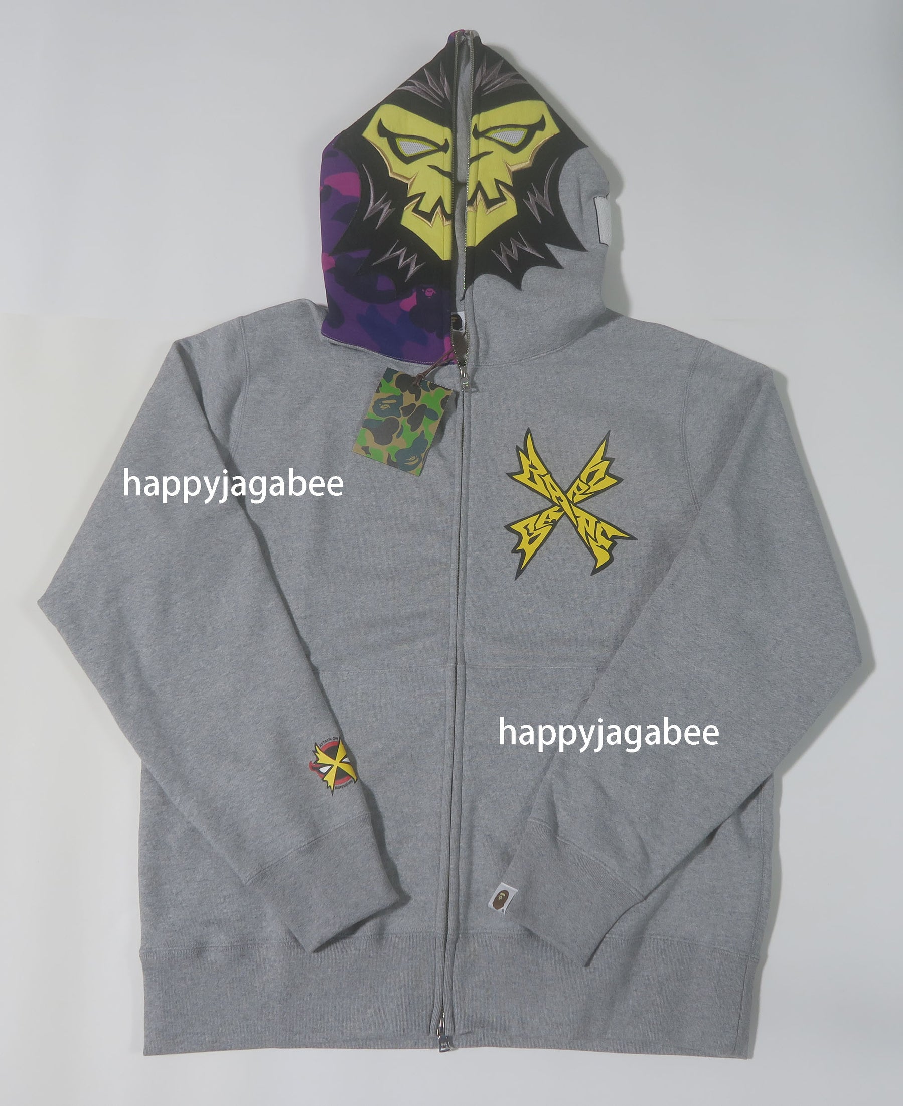 ス*P様 【非売品】BAPEMAN THEME A Bathing Ape NI A BATHING APE BAPEMAN X FULL ZIP HOODIE – happyjagabee store