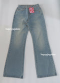 A BATHING APE Ladies' A BATHING APE LOGO BOOTCUT DENIM PANTS