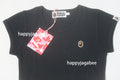 A BATHING APE Ladies' APE HEAD ONE POINT CROPPED TEE - happyjagabee store