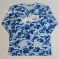A BATHING APE ABC CAMO BAPE STA L/S TEE - happyjagabee store
