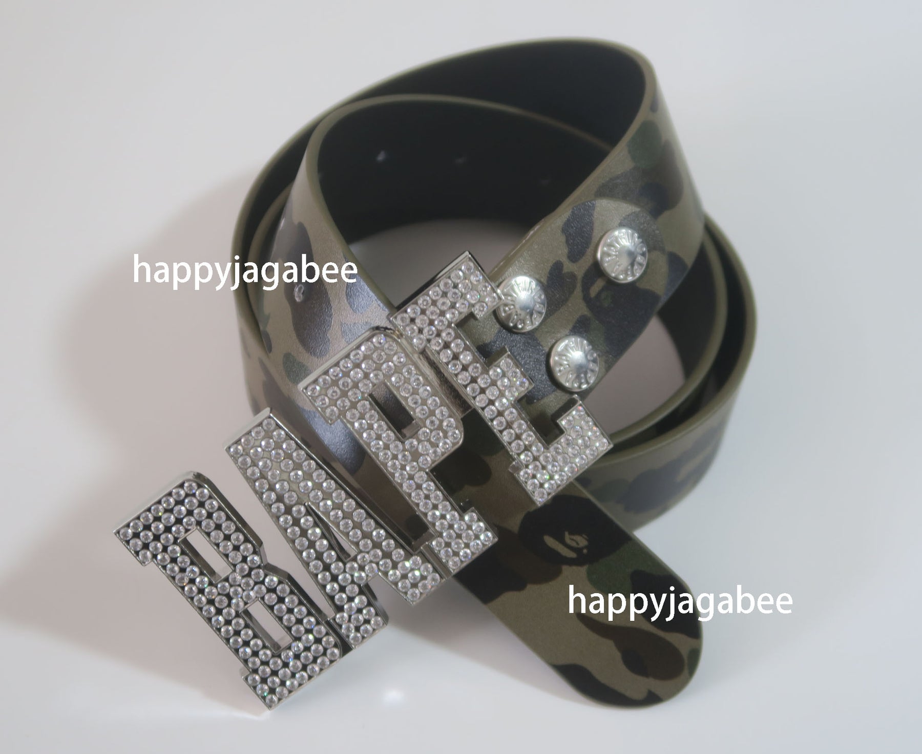 Sale! A BATHING APE 1ST CAMO BAPE LEATHER BELT – happyjagabee store