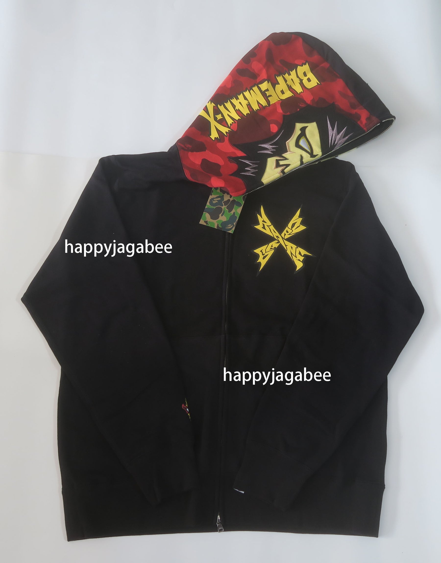 A BATHING APE BAPEMAN X FULL ZIP HOODIE – happyjagabee store
