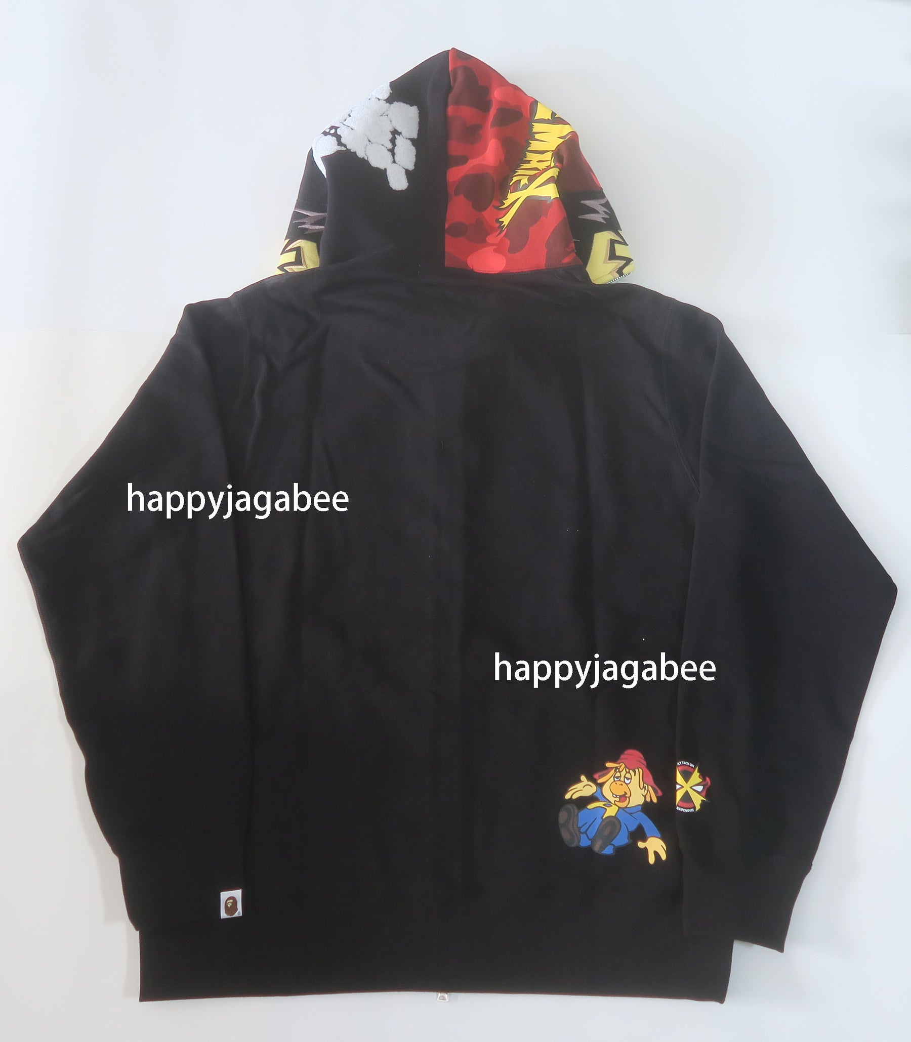 A BATHING APE BAPEMAN X FULL ZIP HOODIE – happyjagabee store