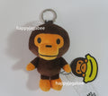 A BATHING APE BABY MILO STORE BABY MILO PLUSH DOLL KEYCHAIN 18cm