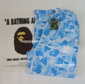 A BATHING APE ICY BAPE ABC CAMO RELAXED FIT SWEAT PANTS