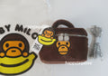 A BATHING APE Ladies' BABY MILO STORE BABY MILO SMALL BOX FAUX BAG
