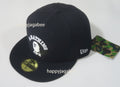 A BATHING APE NEW ERA 59 FIFTY GLOW IN THE DARK COLLEGE CAP - happyjagabee store