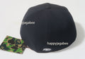 A BATHING APE NEW ERA 59 FIFTY GLOW IN THE DARK COLLEGE CAP - happyjagabee store