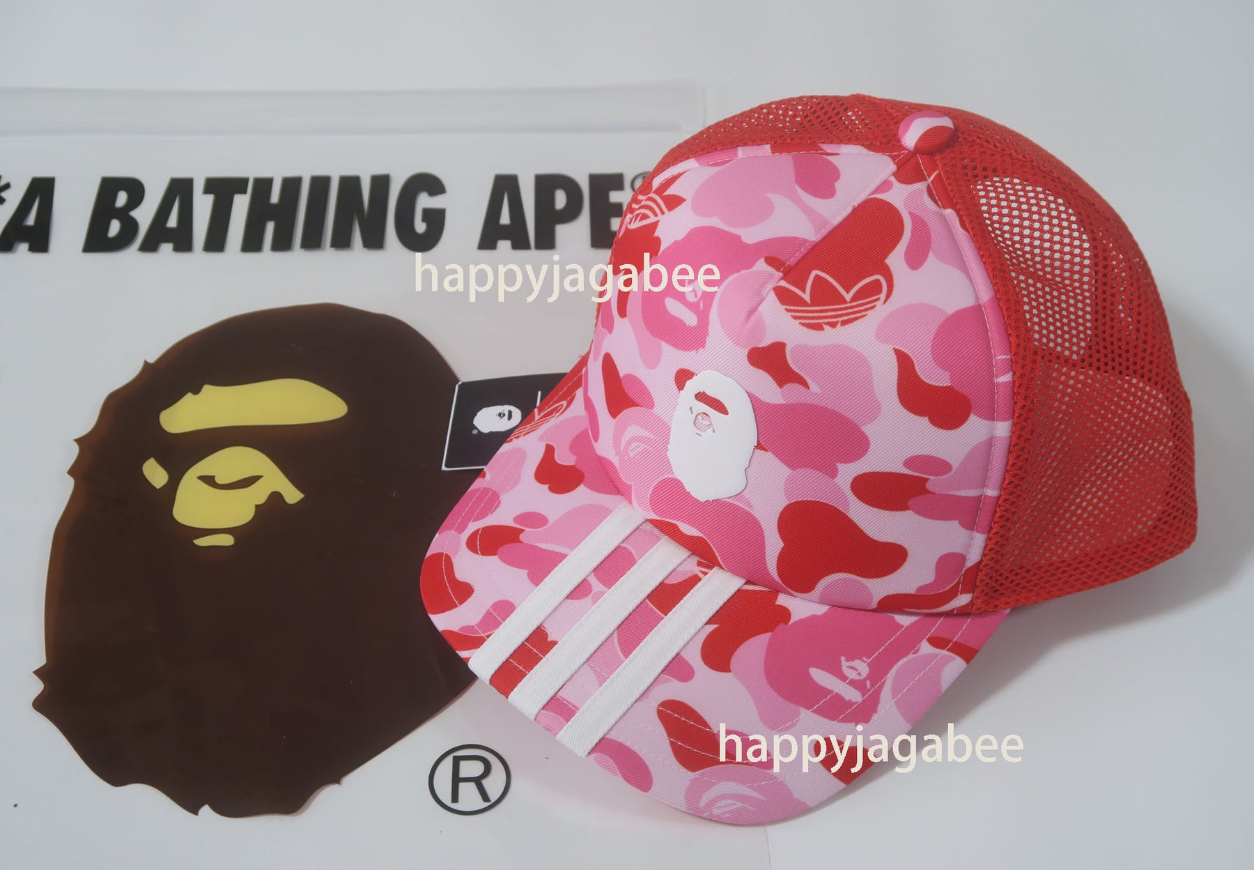 A BATHING APE BAPE x ADIDAS World Cup Pack CAMO MESH CAP