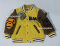 A BATHING APE BAPE KIDS BABY MILO FRIENDS BOA SLEEVE JACKET
