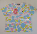 A BATHING APE Ladies' NEW MULTI CAMO ONE POINT MINI TEE