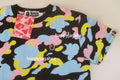 A BATHING APE Ladies' NEW MULTI CAMO ONE POINT MINI TEE
