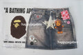 A BATHING APE Ladies' FAKE PRINT MULTI LOGO DENIM SKIRT