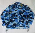 A BATHING APE ABC CAMO METAL ONE POINT BOA JACKET