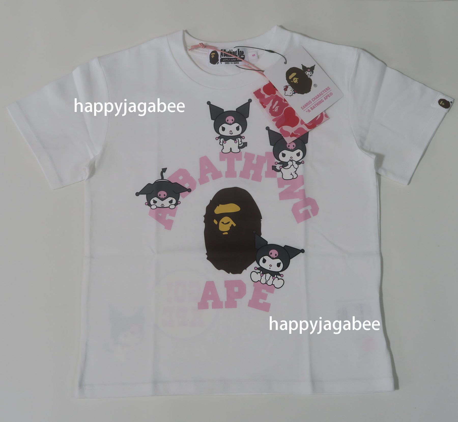 A BATHING APE BAPE x SANRIO CHARACTERS MINI TEE KUROMI