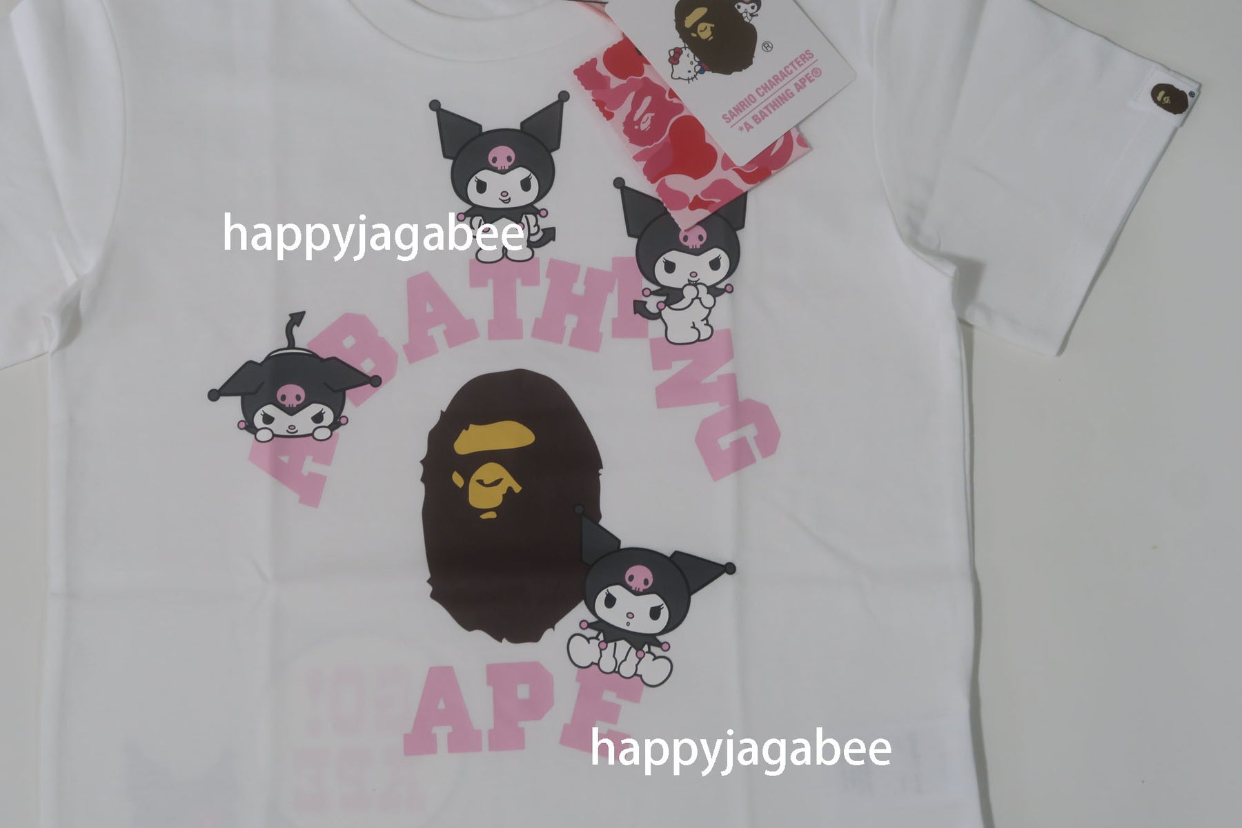 A BATHING APE キャラクターTシャツ M A BATHING APE BAPE x SANRIO CHARACTERS MINI TEE KUROMI