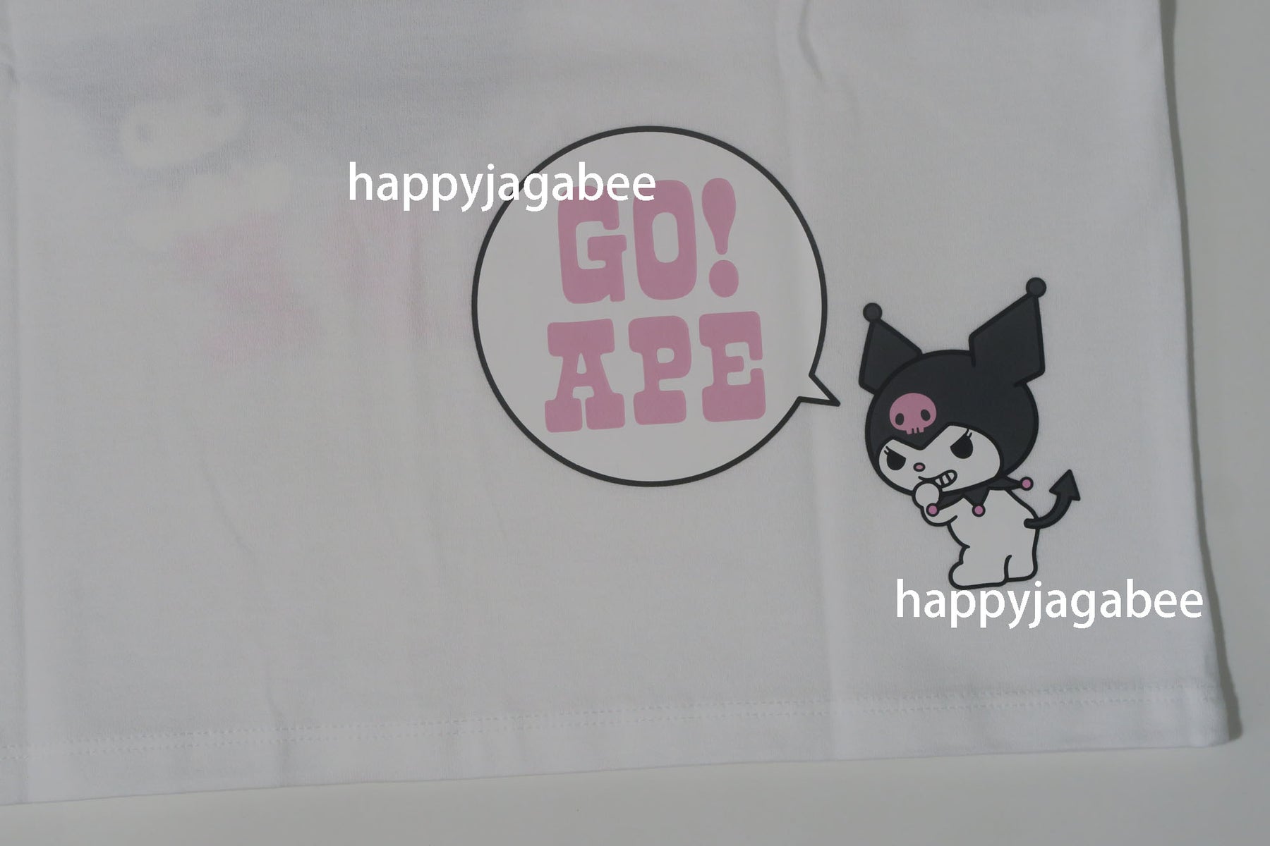 A BATHING APE BAPE x SANRIO CHARACTERS MINI TEE KUROMI