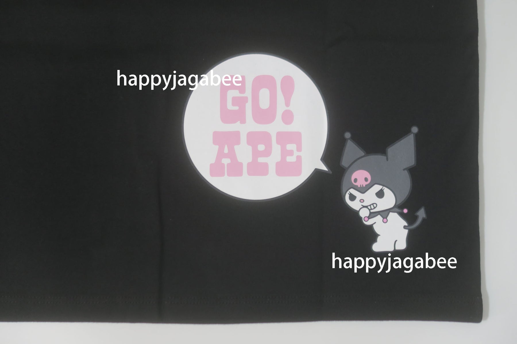 A BATHING APE BAPE x SANRIO CHARACTERS MINI TEE KUROMI