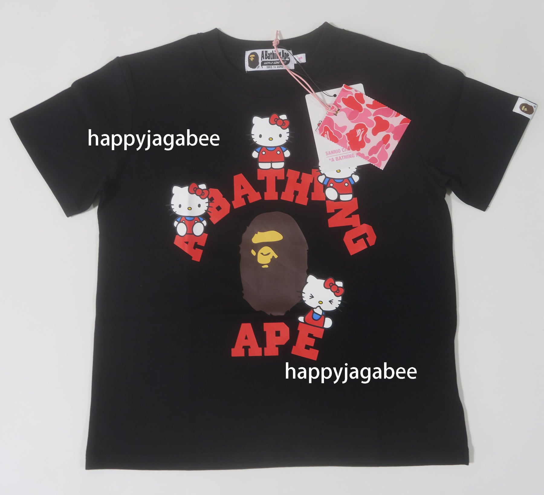 A BATHING APE BAPE x SANRIO CHARACTERS MINI TEE HELLO KITTY