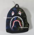 A BATHING APE BAPE KIDS SPLIT CAMO SHARK DAYPACK
