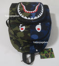 A BATHING APE BAPE KIDS SPLIT CAMO SHARK DAYPACK