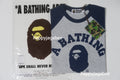 A BATHING APE COLLEGE RAGLAN L/S TEE