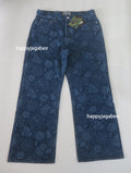 A BATHING APE JAPANESE INDIGO ART CAMO RELAXED FIT DENIM PANTS