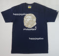 A BATHING APE JAPANESE INDIGO ART CAMO BY BATHING APE TEE