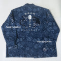 A BATHING APE JAPANESE INDIGO ART CAMO JUNGLE FATIQUE KIMONO