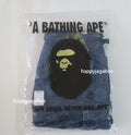 A BATHING APE JAPANESE INDIGO ART CAMO JUNGLE DENIM RELAXED FIT CARGO SHORTS