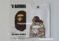 A BATHING APE BAPE KIDS ALL BABY MILO MULTI MILO ON BIG APE TEE