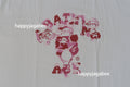A BATHING APE ABC CAMO COLLEGE MILO TEE