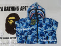 A BATHING APE ABC CAMO SHARK HOODIE JACKET