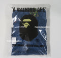 A BATHING APE JAPANESE INDIGO ART CAMO DOUBLE TIGER SHARK FULL ZIP HOODIE