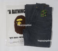 A BATHING APE LINE CAMO JACQUARD RELAXED FIT DENIM PANTS