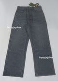 A BATHING APE LINE CAMO JACQUARD RELAXED FIT DENIM PANTS