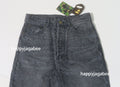 A BATHING APE LINE CAMO JACQUARD RELAXED FIT DENIM PANTS